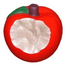 Pelota antiestrés manzana mordida personalizada