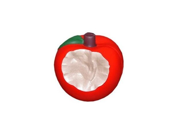 Pelota antiestrés manzana mordida personalizada