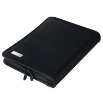 Carpeta para conferencias tamaño A4 con logo negra Carpeta para conferencias tamaño A4 con logo negra