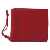 Gorro polar 2 en 1 y braga personalizado rojo Gorro polar 2 en 1 y braga personalizado rojo