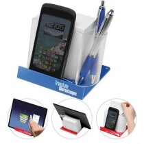 Sujeta móvil con portalápices en varios colores personalizado Sujeta móvil con portalápices en varios colores personalizado