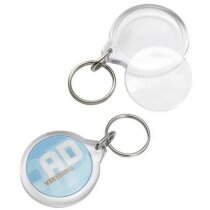 Llavero de plástico transparente personalizado Llavero de plástico transparente personalizado