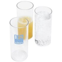 Vaso de tubo desechable de plástico Vaso de tubo desechable de plástico