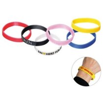 Pulsera de silicona de colores personalizada Pulsera de silicona de colores personalizada