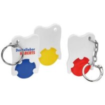 Llavero porta ficha para carro combinado Llavero porta ficha para carro combinado