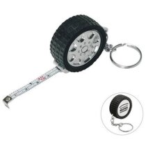 Flexómetro con forma de rueda personalizado Flexómetro con forma de rueda personalizado