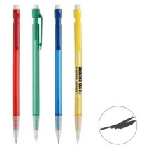 Portaminas de plástico con goma de borrar personalizado Portaminas de plástico con goma de borrar personalizado