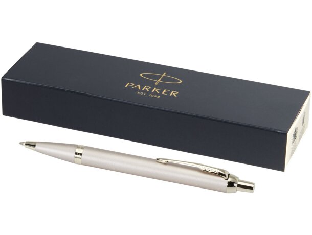 Bolígrafo Parker IM metálico con mecanismo clic Negro intenso detalle 19