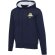 Sudadera sherpa con cremallera y capucha Natron Azul marino detalle 7