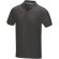 Polo orgánico GOTS de manga corta para hombre Graphite Gris tormenta