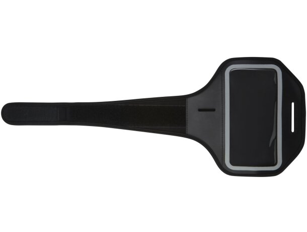 Pulsera running reflectante con funda transparente Haile Negro intenso detalle 2