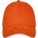 Gorra de 6 paneles Darton personalizadas con detalle de ribete elegante Naranja detalle 11