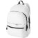 Mochila moderna con doble bolsillo frontal blanca barata