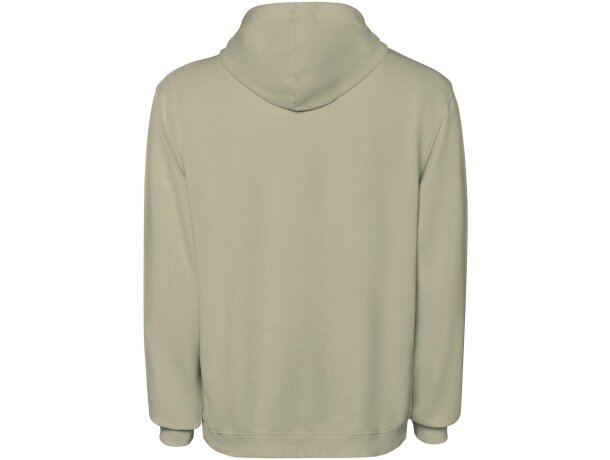 Sudadera con capucha unisex Kenia Roly algodón lavado con ácido Caqui detalle 14