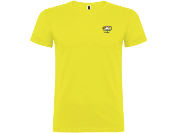Camiseta infantil Beagle Roly de algodón con cuello redondo Amarillo detalle 7