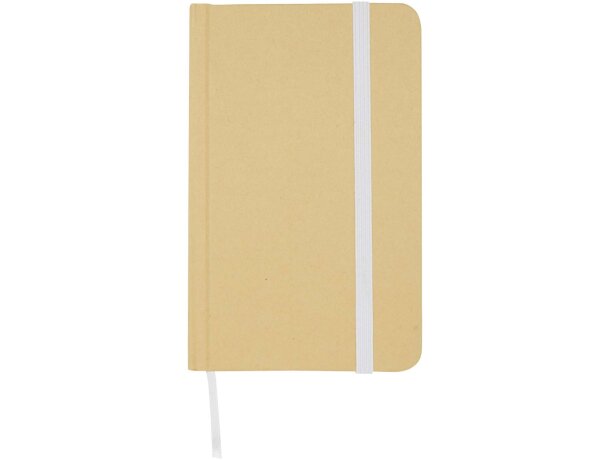 Libreta tapa dura A6 Reed con papel certificado FSC Blanco detalle 22