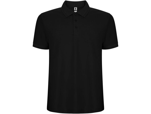 Polo manga corta hombre Pegaso Premium Roly punto piqué Rojo detalle 28