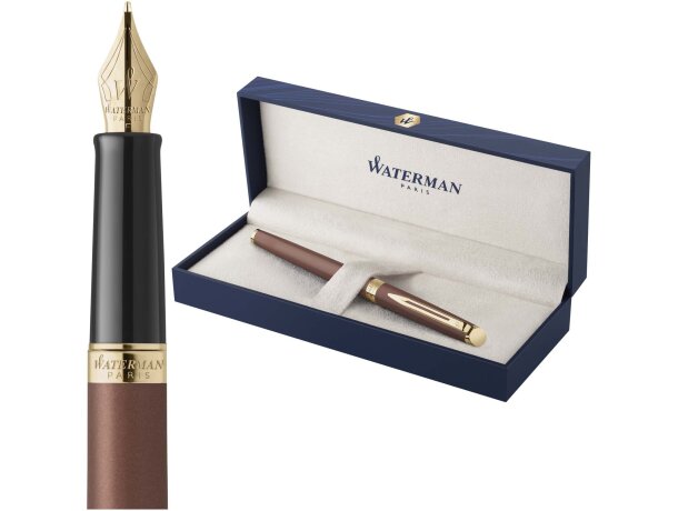 Pluma Waterman Hemisphere con grabado personalizado Cobre detalle 14