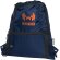 Bolsa con cordón aislada Adventure 9l en poliéster reciclado Azul marino detalle 8