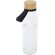 Botella de cristal Porto 500 ml con tapa de bambú Negro intenso