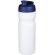 Baseline® Plus Bidón deportivo con tapa Flip de 650 ml Blanco/azul