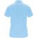 Polo deportivo de manga corta para mujer Monzha Roly Azul celeste detalle 14