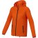 Chaqueta ligera impermeable mujer Dinlas con capucha enrollable Naranja