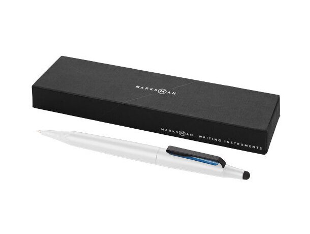 Bolígrafo puntero ligero en metal personalizado blanco Bolígrafo puntero ligero en metal personalizado blanco