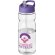 H2O Active® Base Bidón deportivo con tapa con boquilla de 650 ml Transparente/morado detalle 85