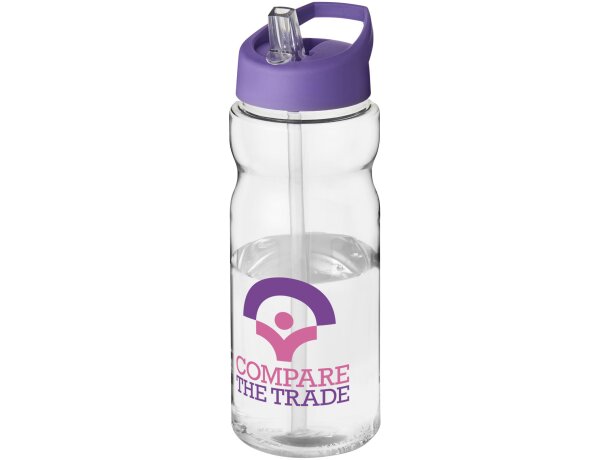 H2O Active® Base Bidón deportivo con tapa con boquilla de 650 ml Transparente/morado detalle 84