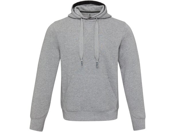 Sudadera con capucha unisex Laguna algodón BCI y poliéster Gris mezcla detalle 20