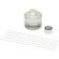 Difusor barrita perfumada Elowen vidrio y madera 100 ml Blanco detalle 8