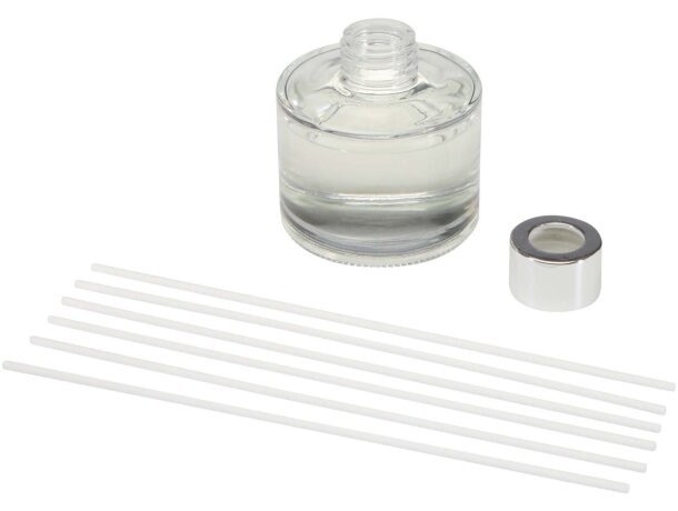 Difusor barrita perfumada Elowen vidrio y madera 100 ml Blanco detalle 8