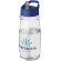 H2O Active® Pulse Bidón deportivo con tapa con boquilla de 600 ml Transparente/azul detalle 12