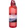 Botella Oregon 750ml PET reciclado certificado RCS con mosquetón Rojo detalle 4