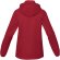 Chaqueta ligera impermeable mujer Dinlas con capucha enrollable Rojo detalle 6