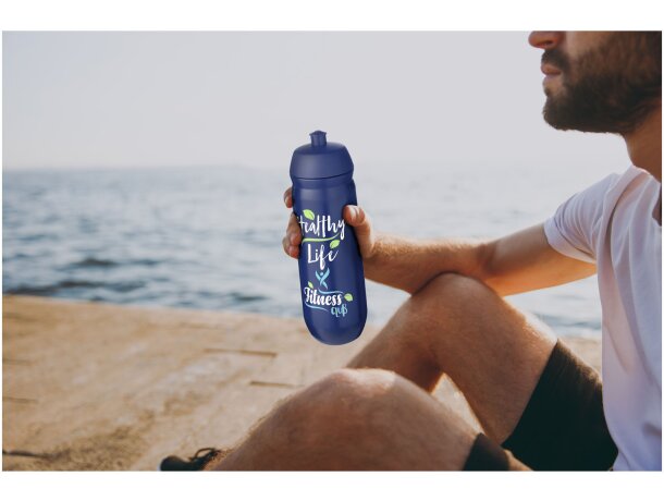 Bidón deportivo HydroFlex estrujable 750ml con tapa abatible Rojo/blanco detalle 15