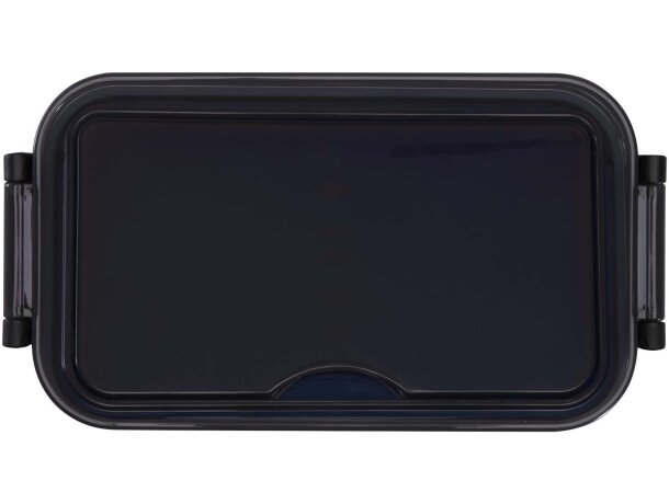 Fiambrera Snappy 1000 ml con cubiertos integrados en tapa Azul detalle 10