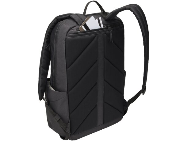 Mochila 20L Thule Lithos con compartimento acolchado portátil Negro intenso detalle 5