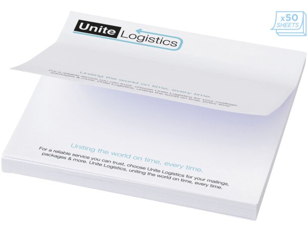 Notas adhesivas Sticky-Mate 100x100 mm certificadas FSC Blanco detalle 3