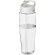 H2O Active® Tempo Bidón deportivo con tapa con boquilla de 700 ml Transparente/blanco