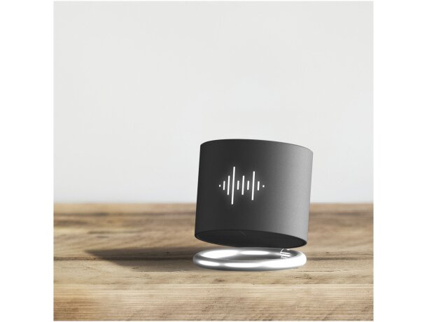 Altavoz SCX.design S26 retroiluminado bluetooth 3w Negro intenso detalle 10