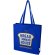 Bolsa tote algodón reciclado GRS con refuerzos Florida 14L Azul real detalle 26