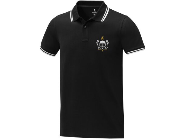 Polo de manga corta con ribete para hombre Amarago economico