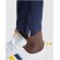 Pantalón deportivo unisex Neapolis Roly con tecnología cool fit Negro intenso detalle 4