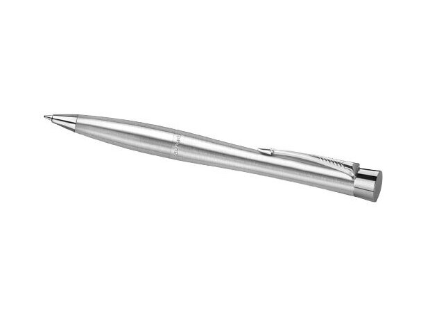 Estuche con bolígrafo ergonómico elegante Gris/plateado detalle 10