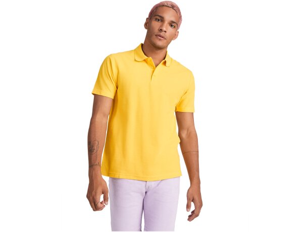 Polo manga corta unisex Austral Roly algodón piqué corporativo Rojo detalle 32