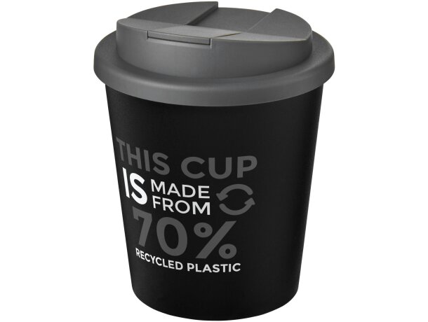 Vaso reciclado de 250 ml con tapa antigoteo Americano® Espresso Eco barata