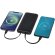 Batería externa Adhil de plástico reciclado 10000 mAh Negro intenso detalle 6