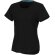 Camiseta de mujer personalizada poliéster 160 g/m2 Elevate Nxt Jade Negro intenso